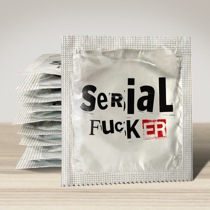 Image of funny condom "Serial Fucker", 10 units