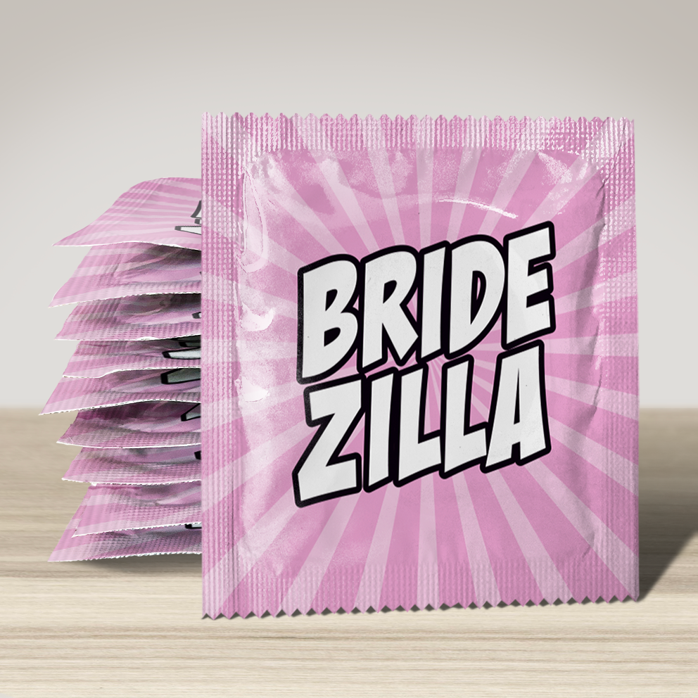 Image of funny condom "Bridezilla", 10 units