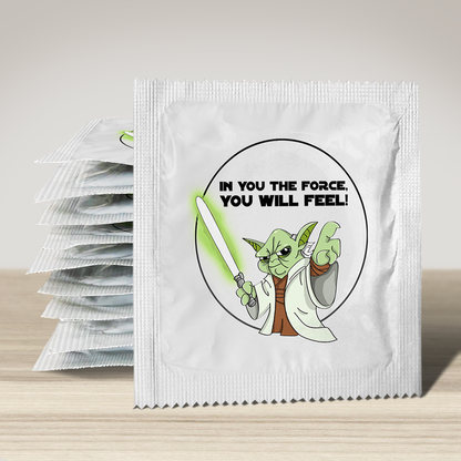 Image of funny condom "The Force You Will Feel", 10 units