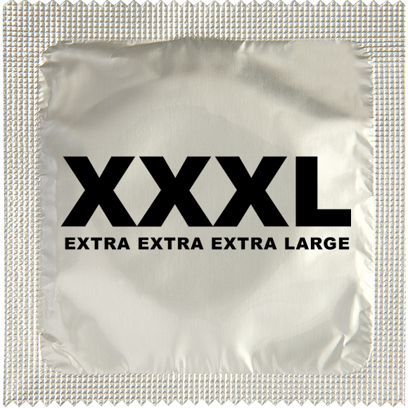 Image of funny condom "XXXL"