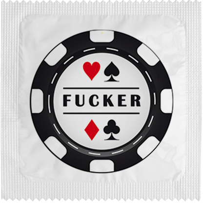 Image of funny condom "Poker Chip"