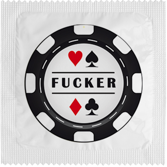 Image of funny condom "Poker Chip"