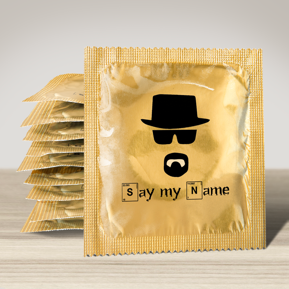 Image of funny condom "Say My Name", 10 units