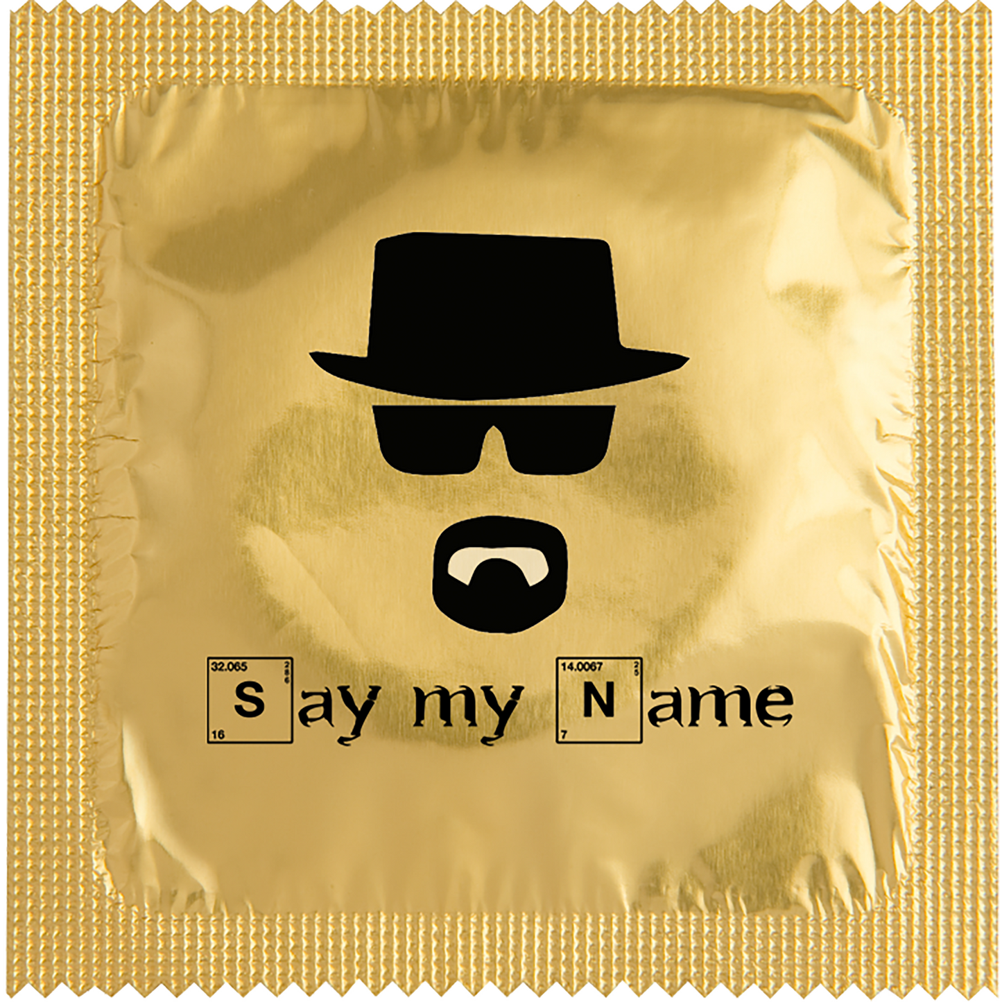 Image of funny condom "Say My Name"