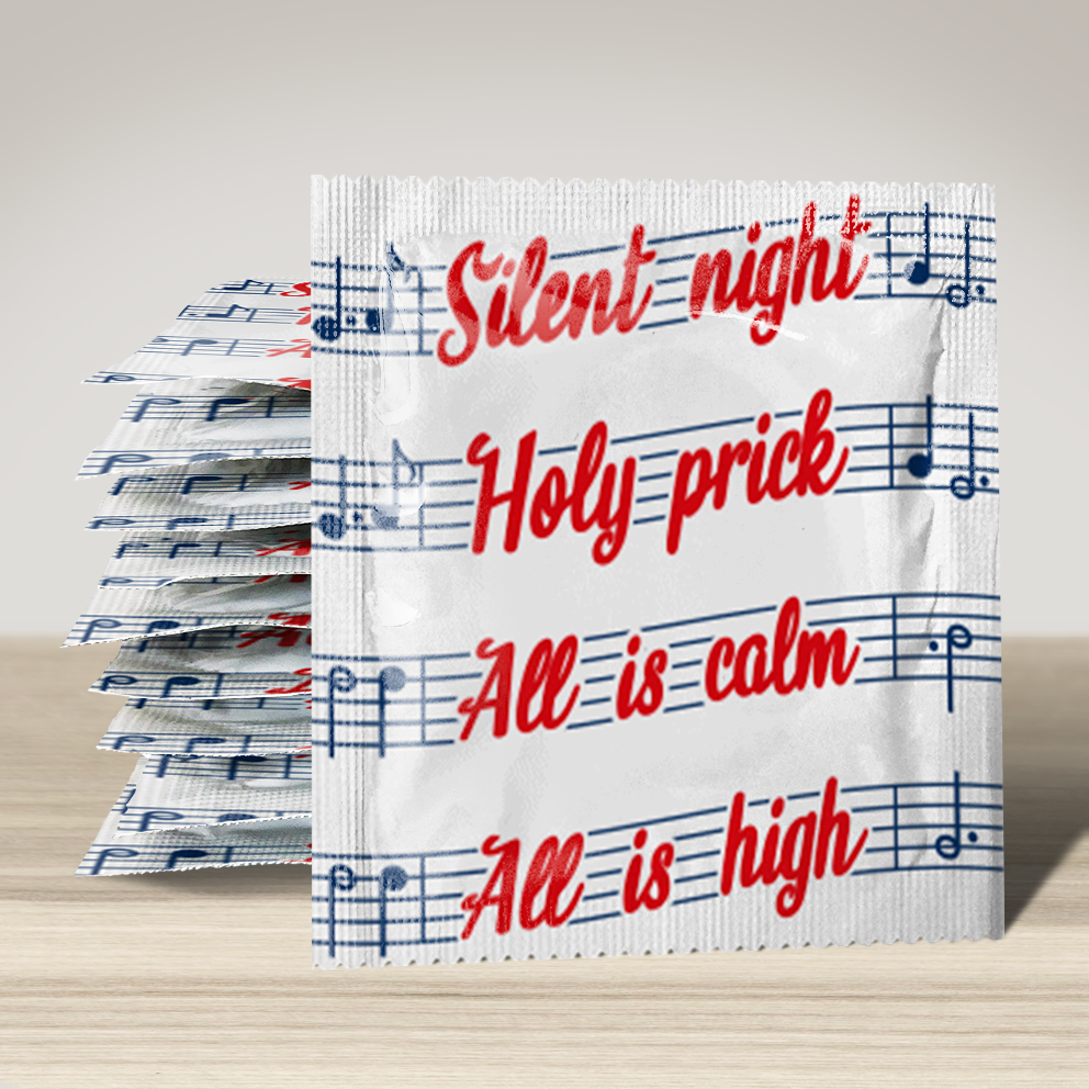 Image of funny condom "Silent Night", 10 units