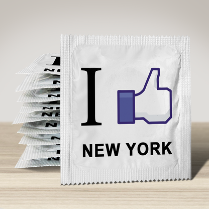 Image of funny condom "I Like New York", 10 units