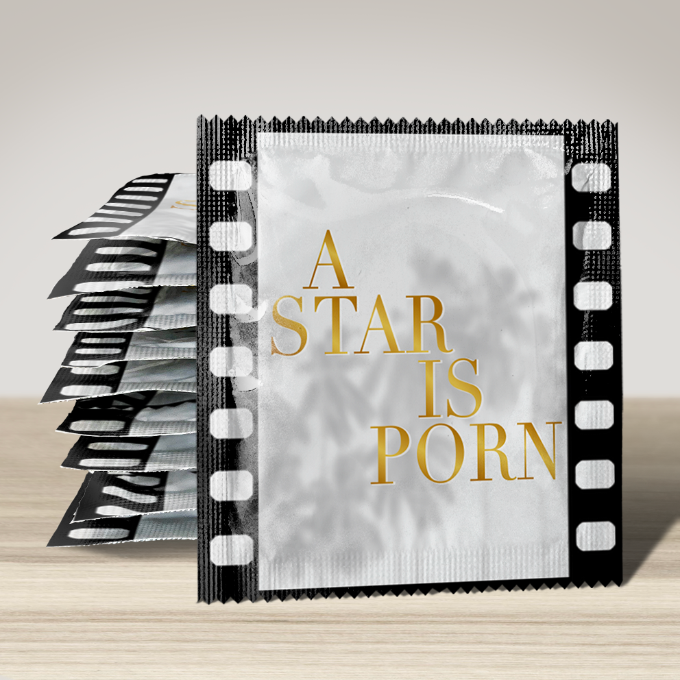 Image of funny condom "A Star Is Porn", 10 units