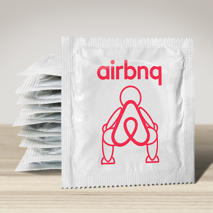 Image of funny condom "Airbnq", 10 units