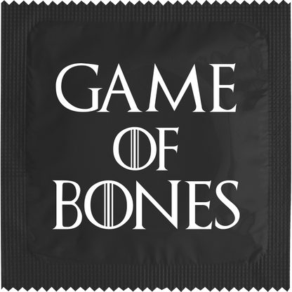 Image of funny condom "Game Of Bones"
