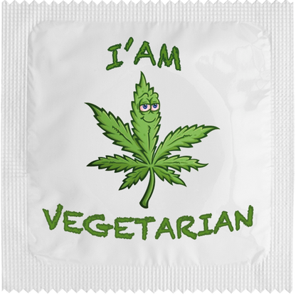 Image of funny condom "Vegetarian Condom"