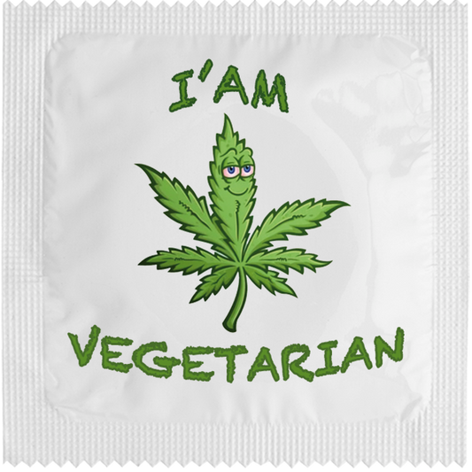 Image of funny condom "Vegetarian Condom"