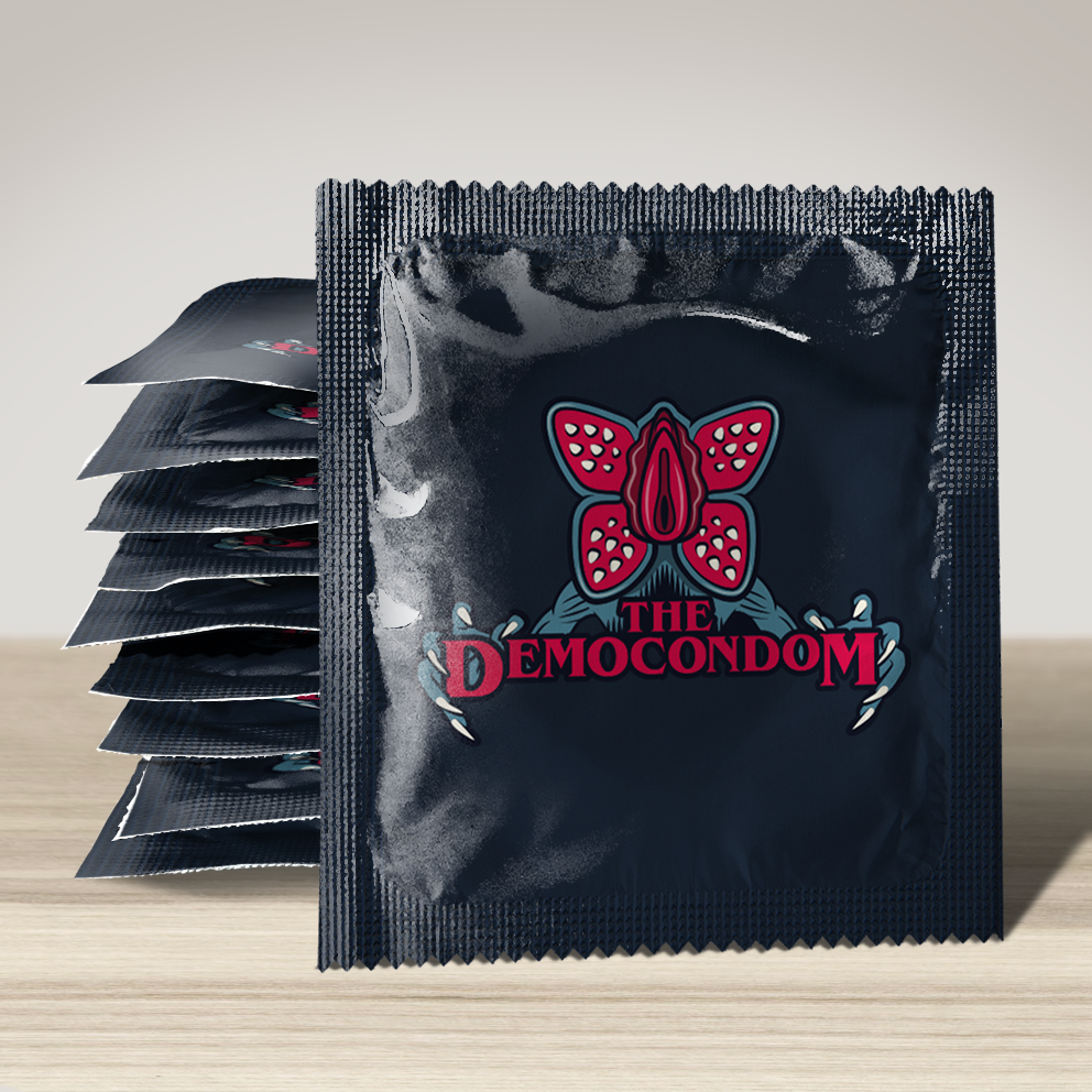 Image of funny condom "The Democondom", 10 units