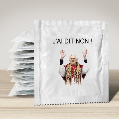 Image of funny condom "J'ai dit non !", 10 units