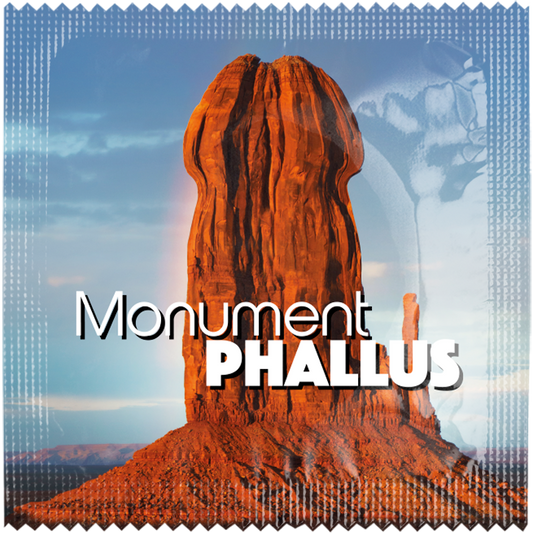 Image of funny condom "Monument Phallus"