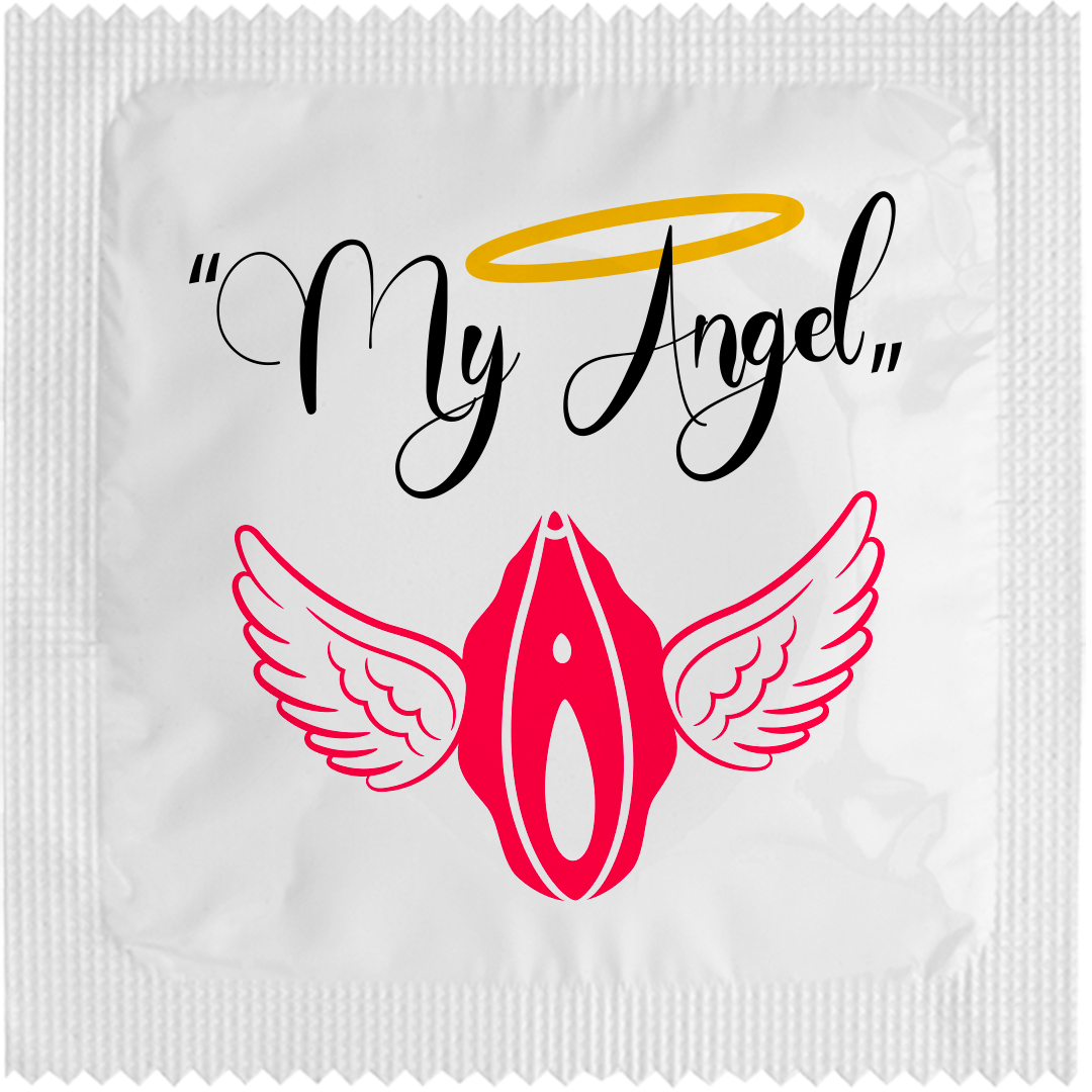 Image of funny condom "My Angel"