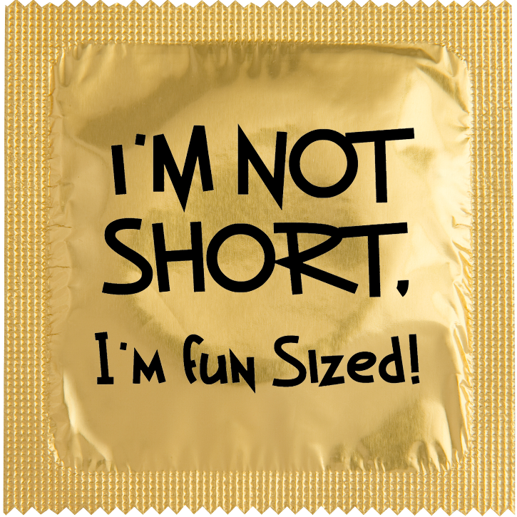 Image of funny condom "I'M Not Short"