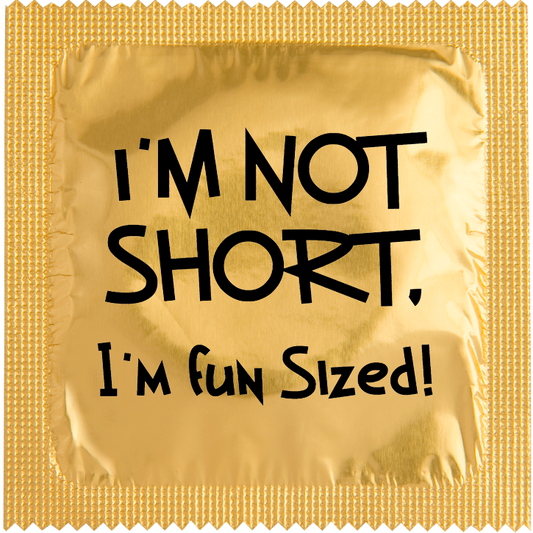 Image of funny condom "I'M Not Short"