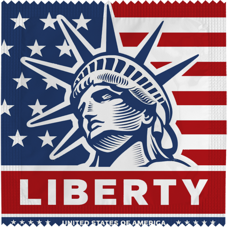 Image of funny condom "Liberty"