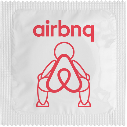 Image of funny condom "Airbnq"