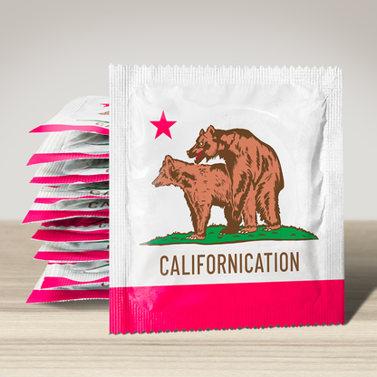 Image of funny condom "California Republique", 10 units