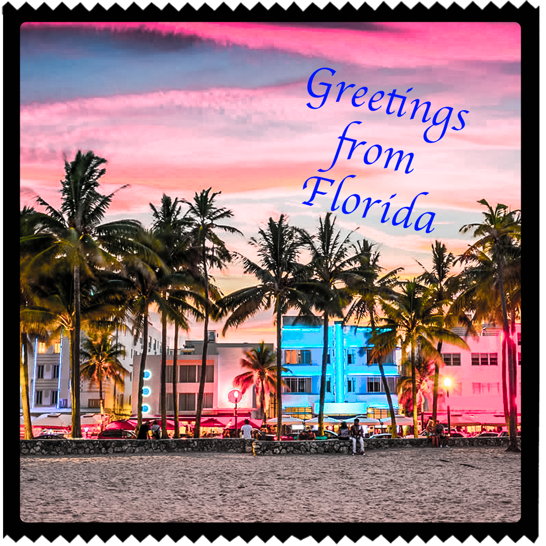 Image of funny condom "Greetings from Florida"