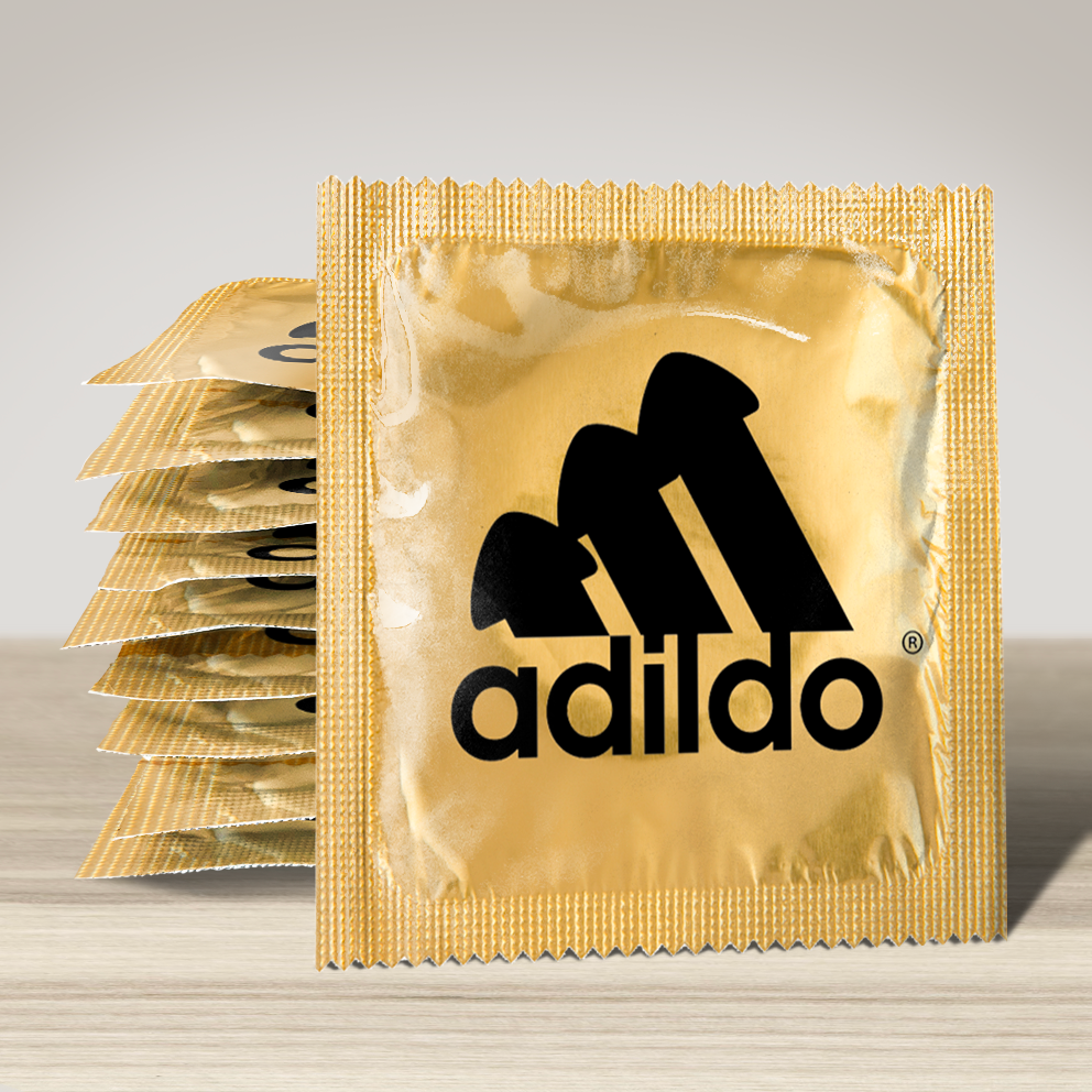 Image of funny condom "Adildo", 10 units