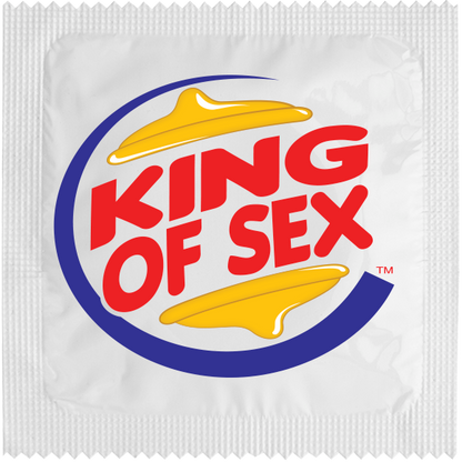 Image of funny condom "King os sex"