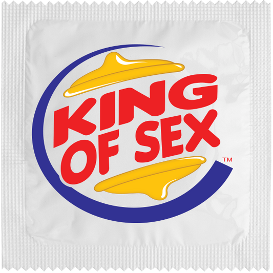 Image of funny condom "I am King"