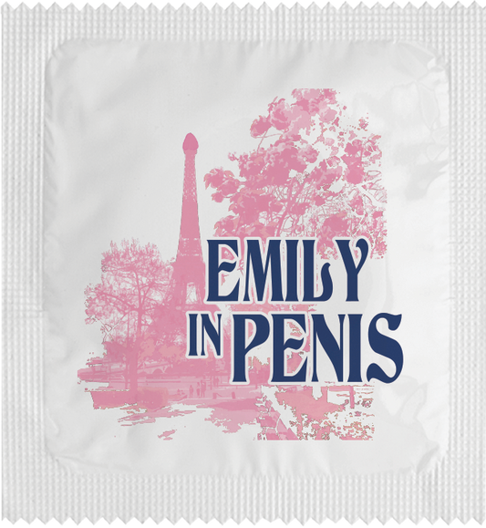 Image of funny condom "Emily in paris"