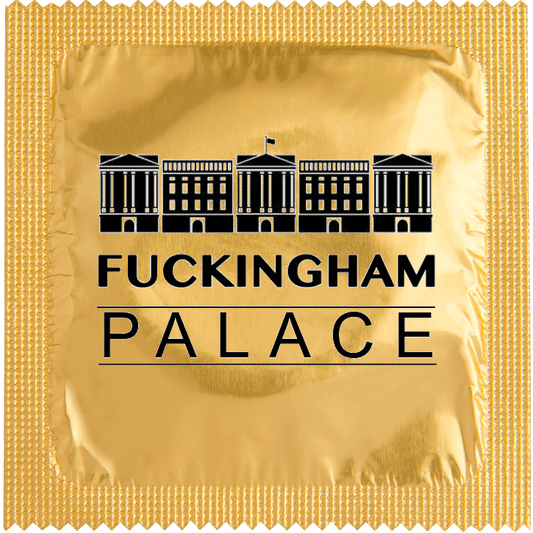 Image of funny condom "Fuckingham Palace"
