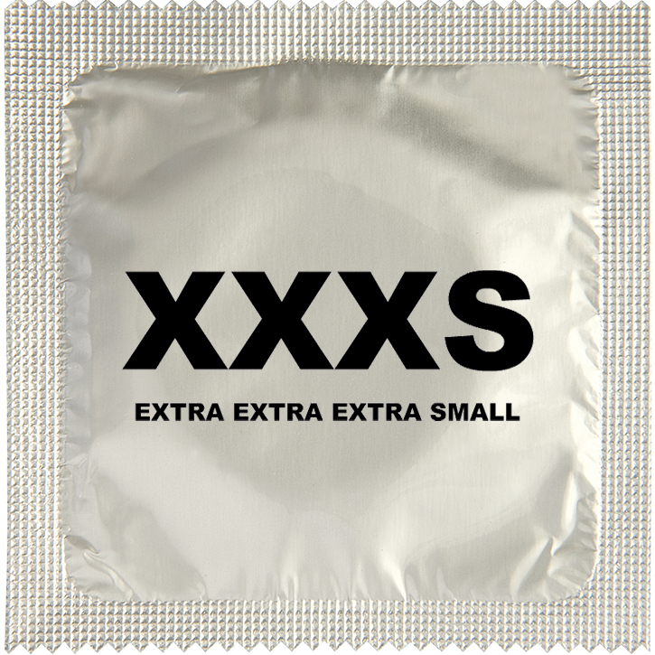 Image of funny condom "XXXS"