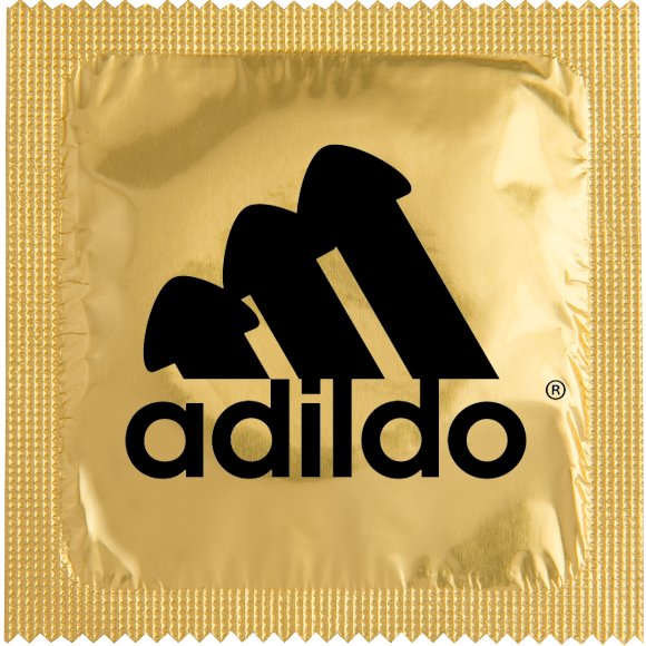 Image of funny condom "Adildo"