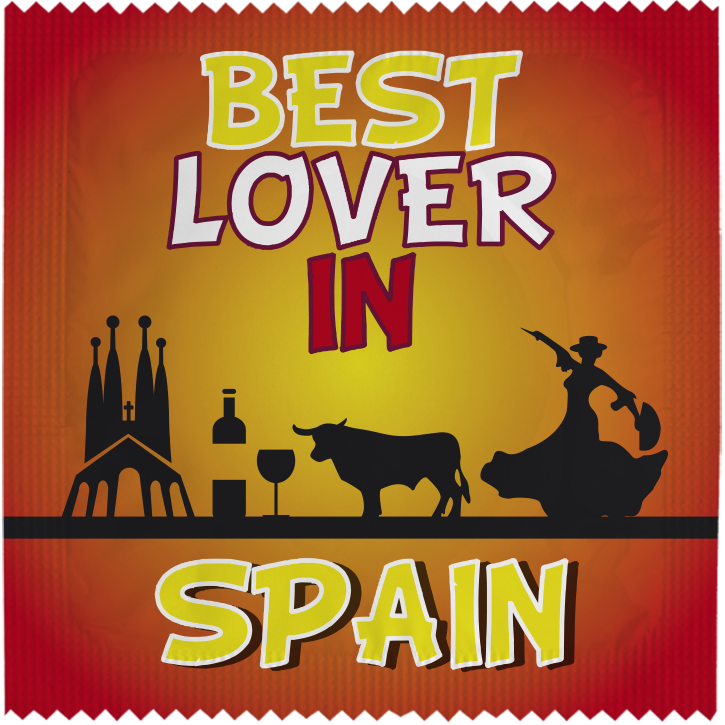 Image of funny condom "Best Lover In Spain"