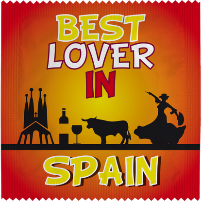 Image of funny condom "Best Lover In Spain"