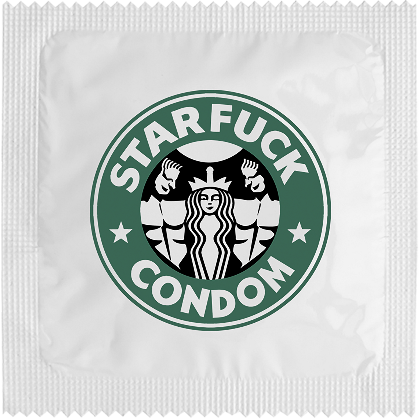 Image of funny condom "Starfuck"