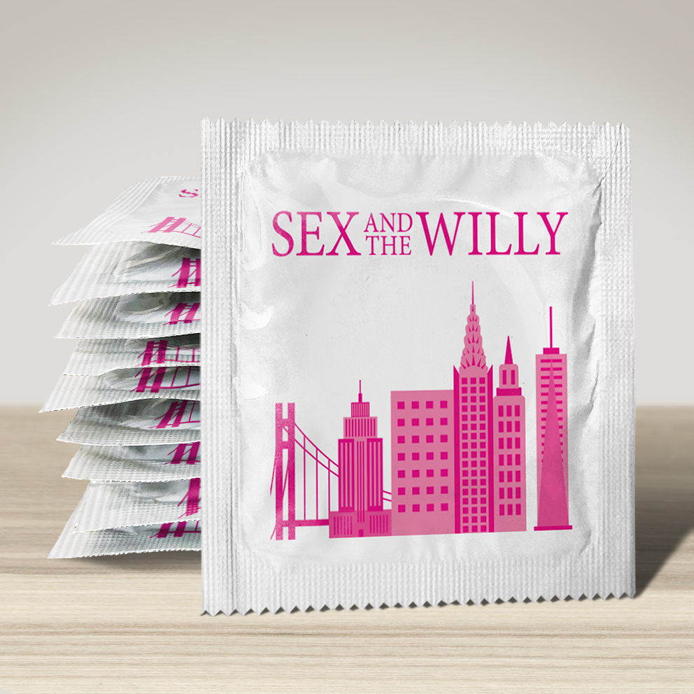 Image of funny condom "Sew And The Willy", 10 units